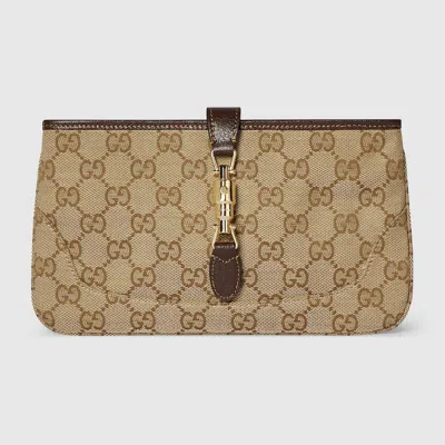 Gucci Jackie Small Pouch In Brown