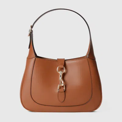 Gucci Jackie Small Shoulder Bag In Brown