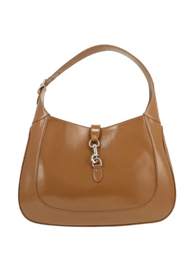 Pre-owned Gucci Jackie Tote Bag In Neutral