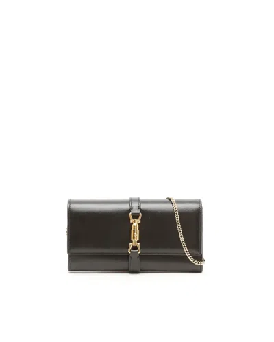 Gucci Jackie Wallet On Chain Bag In Black