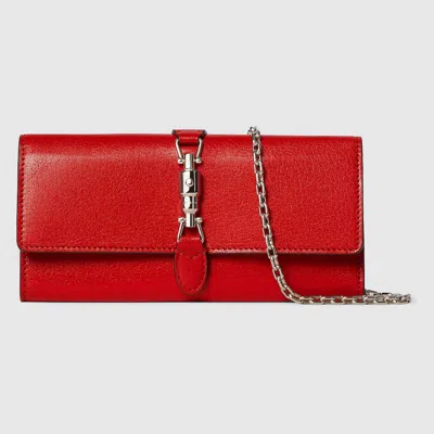 Gucci Jackie Wallet On Chain In Pink