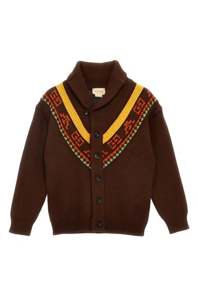 Gucci Jacquard Detail Cardigan