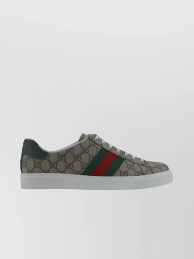 Gucci Jacquard Fabric Platform Sneakers
