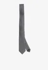Gucci Men Tie With Horsebit In Gray
