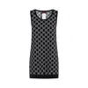 Gucci Women Embroidered Stretch Wool Blend Mini Dress In Multi