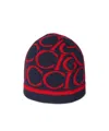 Gucci Jacquard Knitted Hat In Black