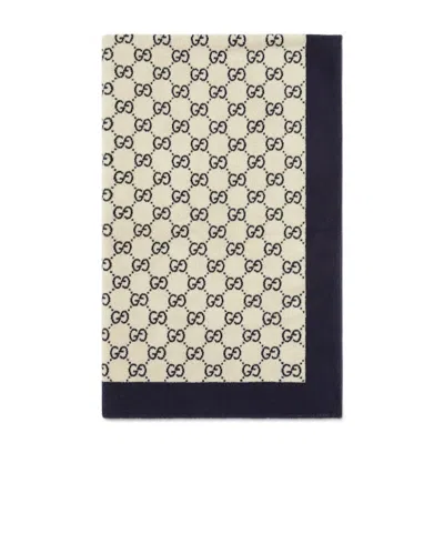 Gucci Jacquard Logo Bath Towel In Nude