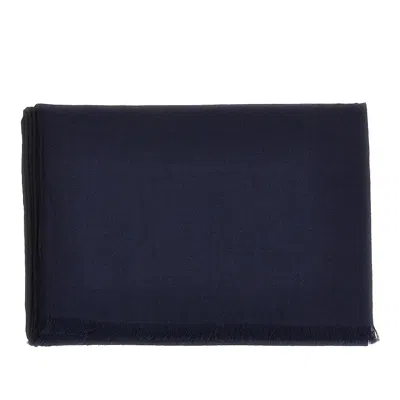 Gucci Jacquard Silk And Wool-blend Scarf In Blue