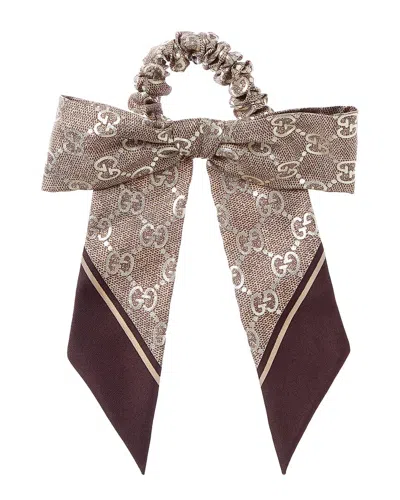 Gucci Jacquard Silk Scrunchie