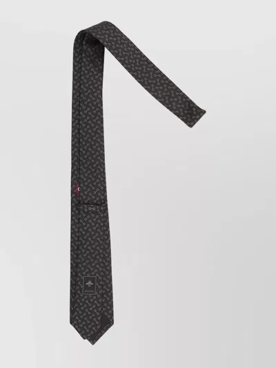 Gucci Jacquard Silk Tie Horsebit