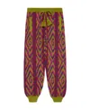 Gucci Jacquard Track Pants In Brown