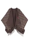 Gucci Jacquard Wool Cape