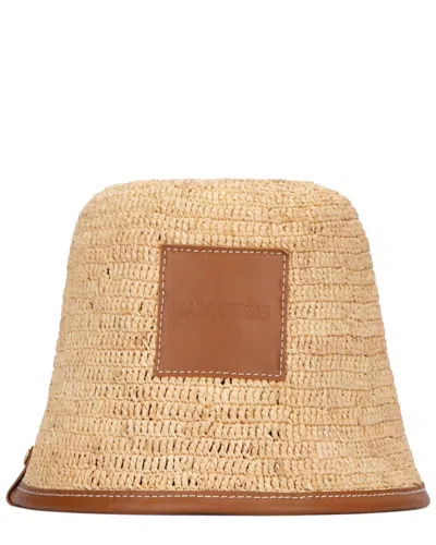 Gucci Jacquemus Raffia Hat In Brown