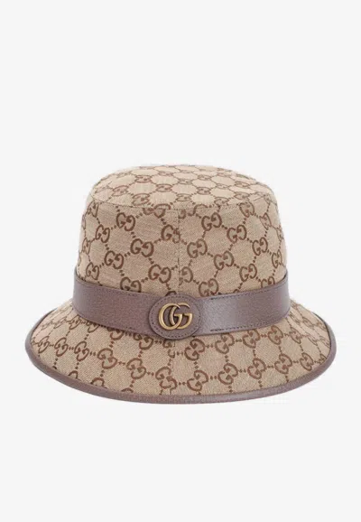 Gucci Jago Gg Canvas Hat In Brown
