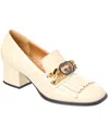 Gucci Jeanne Leather Pump In Neutral