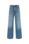 Gucci Denim Wide-leg Jeans In Blue