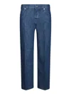 Gucci Dark Blue Cotton Denim Jeans