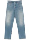 Gucci Washed Straight-leg Boyfriend Jeans In Blue