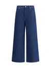 Gucci Wide Leg Jeans In Blue