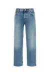 Gucci Washed Straight-leg Boyfriend Jeans In Blue