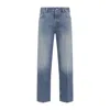 Gucci Washed Straight-leg Boyfriend Jeans In Blue