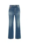 Gucci Women Denim Jeans In Blue