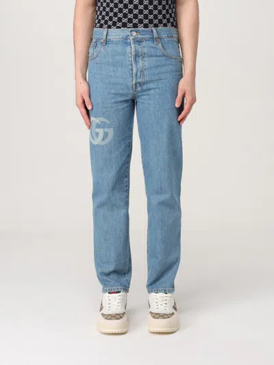 Gucci Jeans Men Denim In Blue
