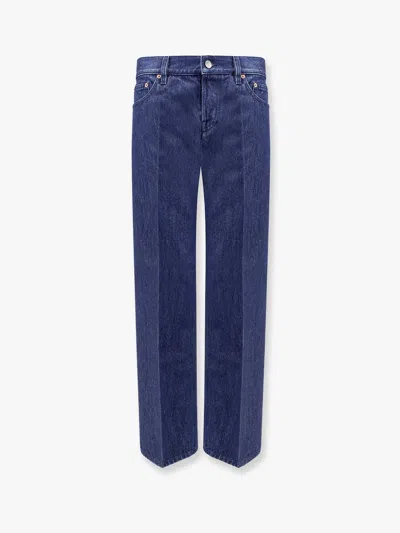 Gucci Jeans In Denim Di Cotone Certificato In Blue