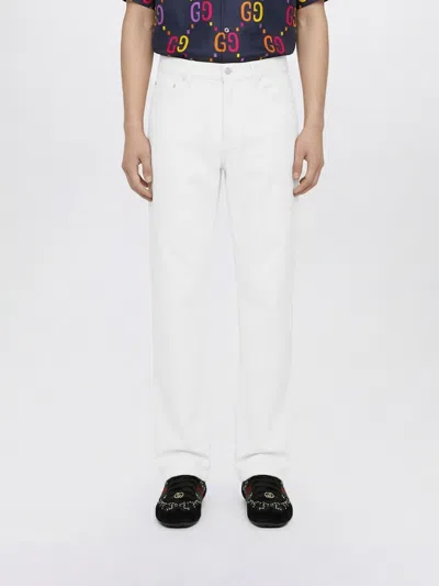 Gucci Jeans Men  In White