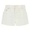 Gucci Women Denim Shorts In White