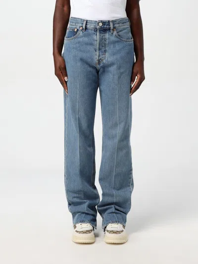 Gucci Logo-patch Jeans In Blue