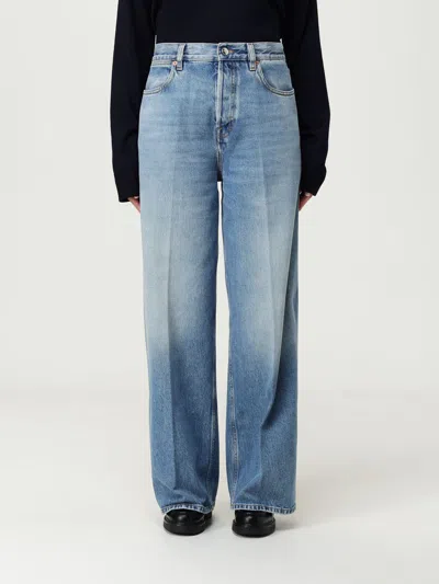 GUCCI GUCCI JEANS WOMAN GNAWED BLUE