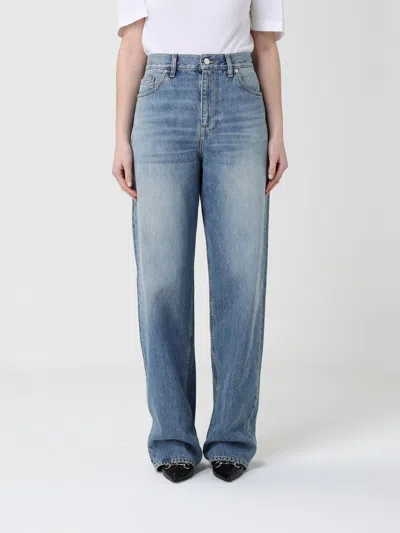 Gucci Jeans Woman Stone Washed In Blue