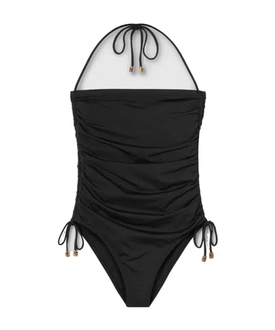 Gucci Jersey Bodysuit In Black