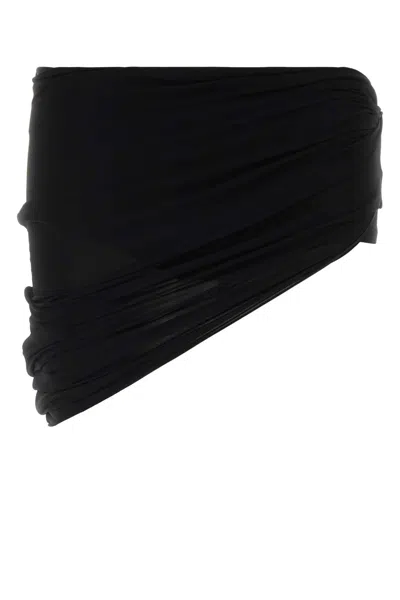 Gucci -inspired Stretch T-shirt Mini Skirt In Black