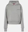 Gucci Jersey Hoodie In Grey