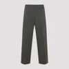 Gucci Straight-leg Trousers In Subtle Checkered Pattern In Gray