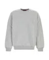 Gucci Grey Cotton Blend Oversize Sweatshirt In Gray