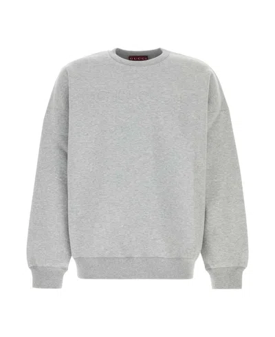 Gucci Jersey Sweatshirt In Gray