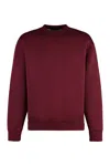 Gucci Mens Rosso Ancora White M Rosso Ancora Crewneck Stretch-jersey Sweatshirt In Red