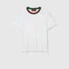 Gucci New 70s Printed Cotton Jersey T-shirt In White