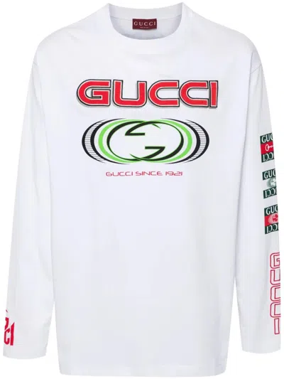 Gucci Jersey Tshirt In White