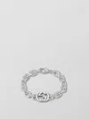 Gucci Interlocking Chain Bracelet In Silver