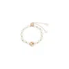 Gucci Chain Bracelet With Metallic Pearls In Gold