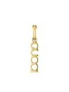 Gucci Logo Hoop Earrings In Gold