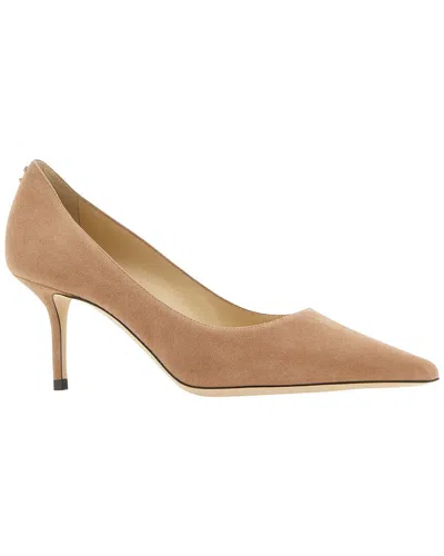 Gucci Jimmy Choo Love65 Suede Pump In Brown