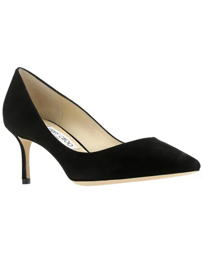 Gucci Jimmy Choo Romy 60 Suede Pump In Black
