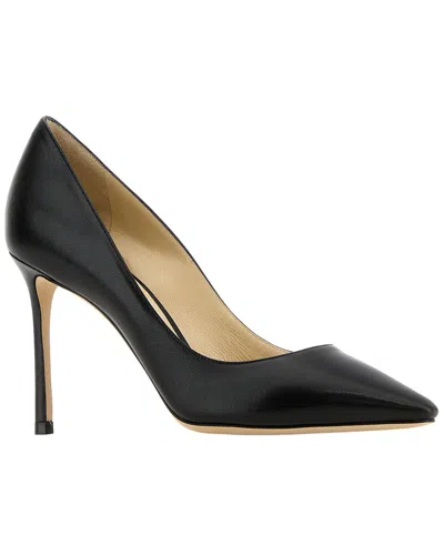 Gucci Jimmy Choo Romy 85 Leather Pump In Black