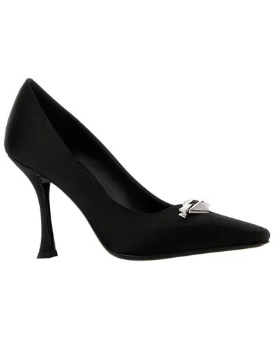 Gucci Jimmy Choo Ryker 90 Satin Pump In Black