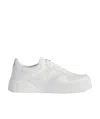 Gucci Gg Embossed Low-top Sneakers In White